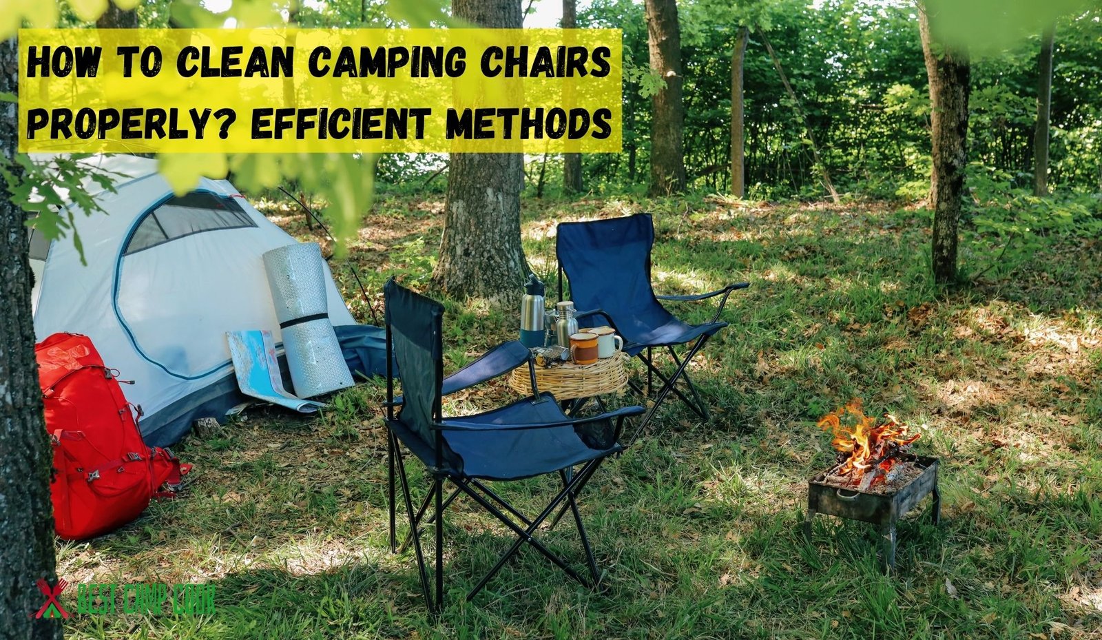How to Clean Camping Chairs
